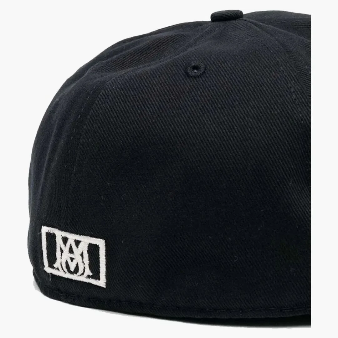 Amiri Embroidered Logo Cap Black/white - Image 3