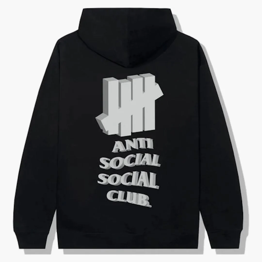 Anti Social Social Club 1st And La Brea Hoodie Black - Image 2
