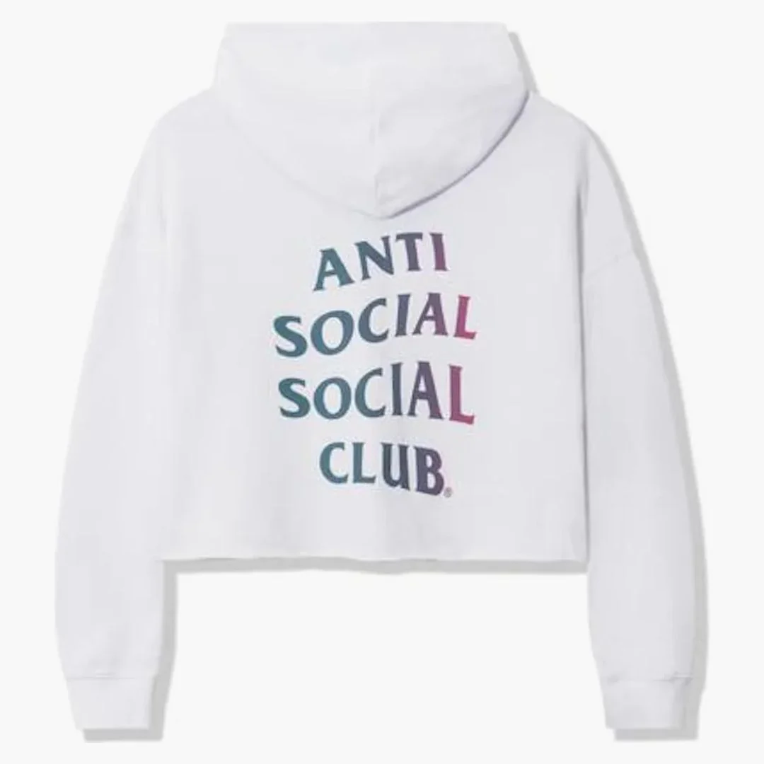 Anti Social Social Club Abg Crop Top White - Image 2