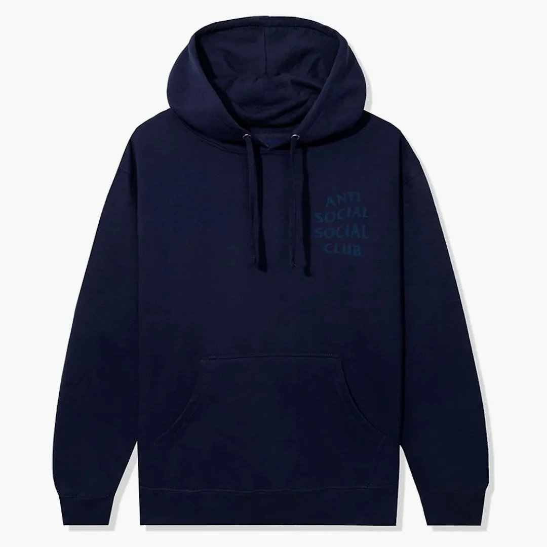 Anti Social Social Club Analogous Hoodie Navy - Image 2