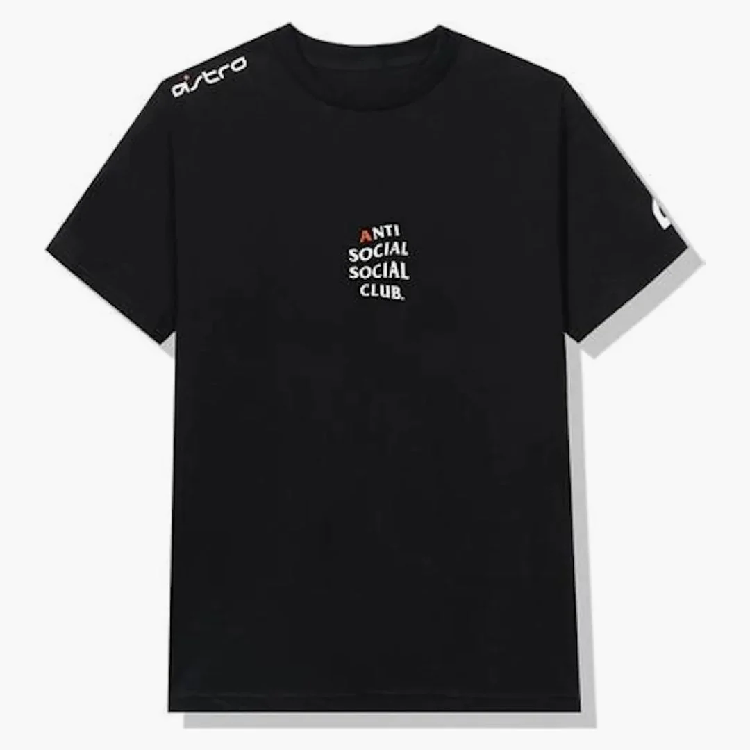 Anti Social Social Club Astro Gaming Tee Black - Image 2