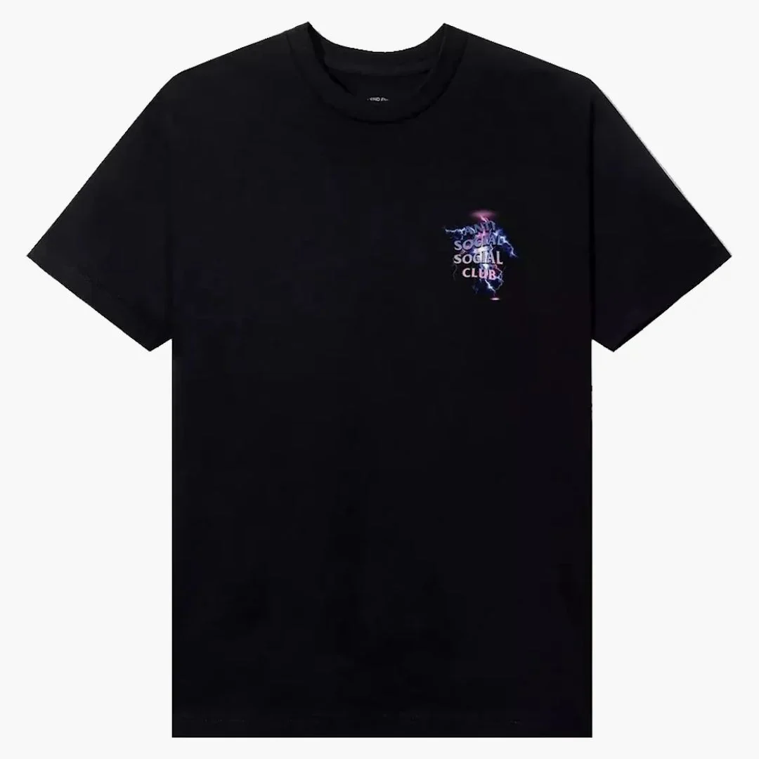 Anti Social Social Club Bolt From The Blue T-shirt Black