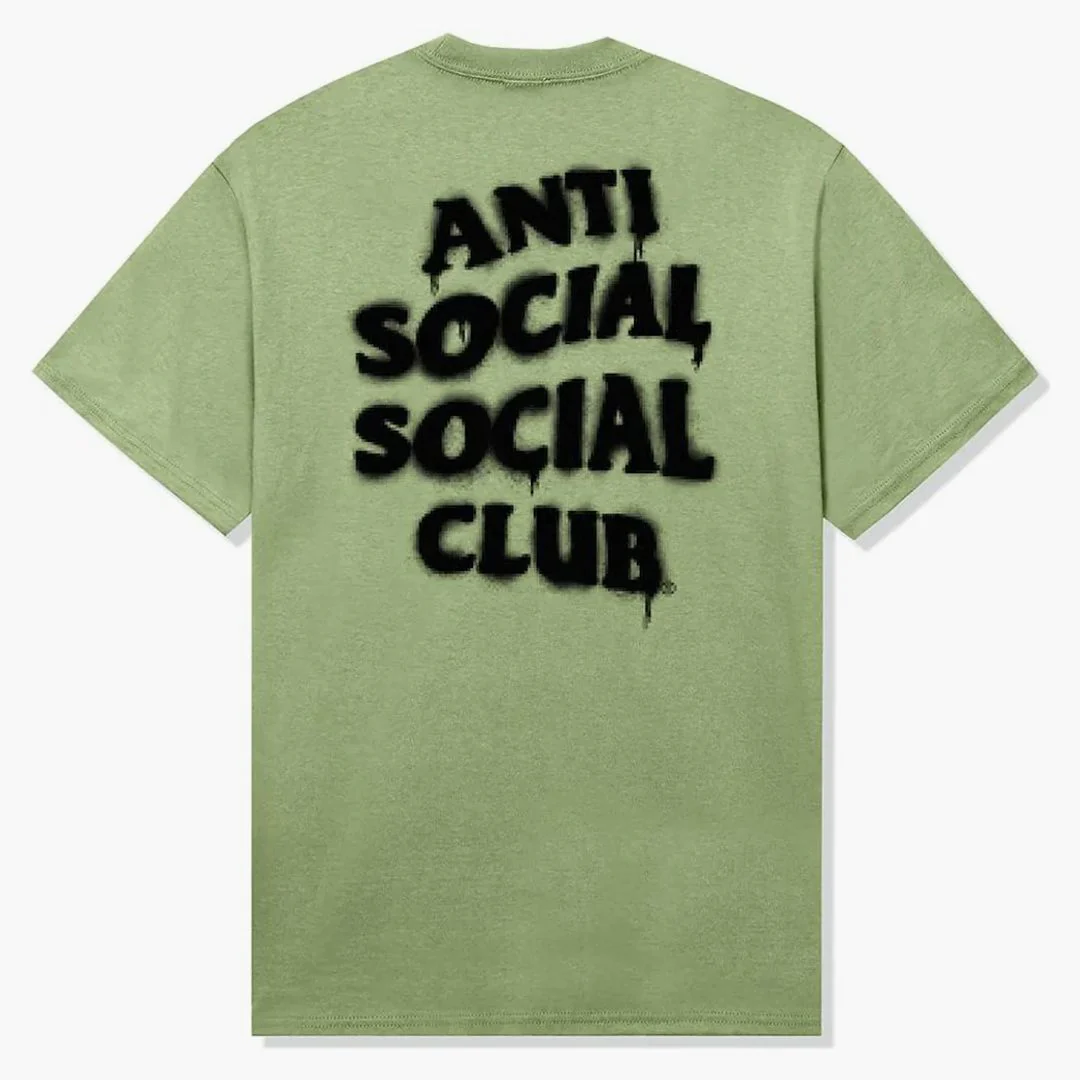 Anti Social Social Club Brun It Down Tee Pistachio - Image 2