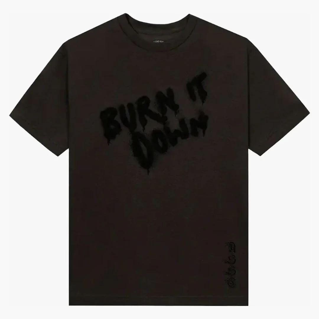 Anti Social Social Club Burn It Down Tee Brown - Image 2