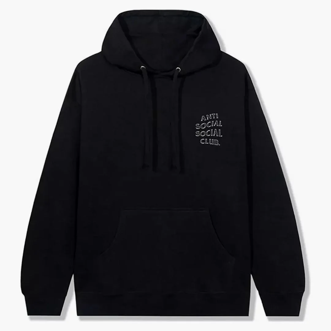 Anti Social Social Club Burnout Hoodie Black