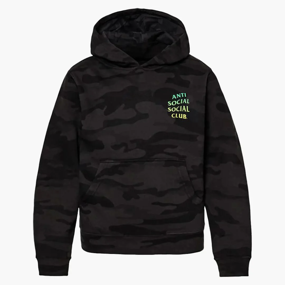 Anti Social Social Club Cancelled Again Hoodie Camo