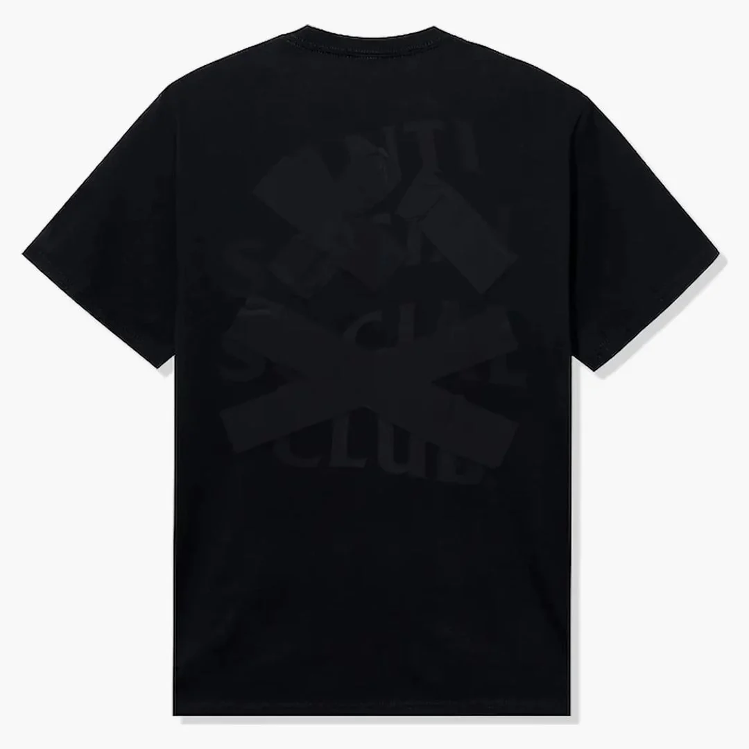 Anti Social Social Club Cancelled Tonal Tee Black - Image 2