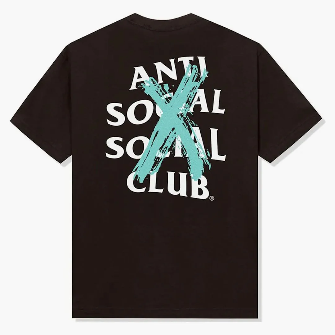 Anti Social Social Club Cancelled Vip Only Drop Tee Brown