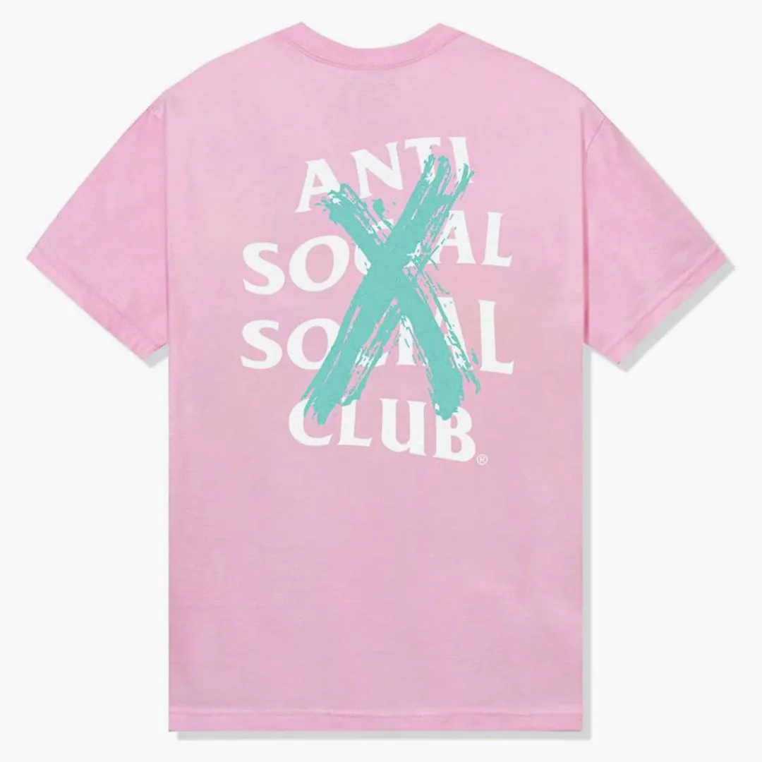 Anti Social Social Club Cancelled Vip Only Drop Tee Pink