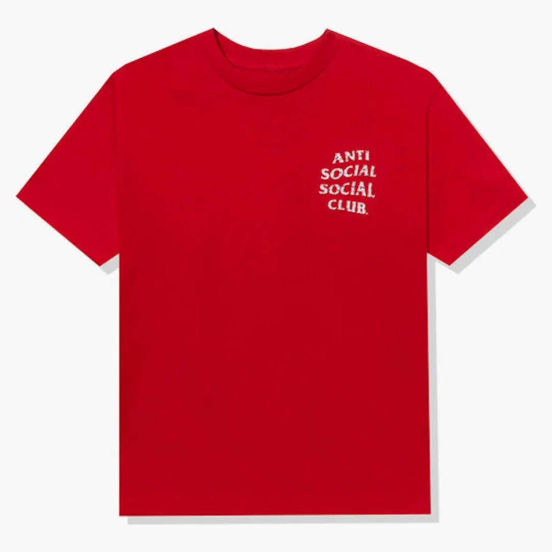Anti Social Social Club Case Study Flag T-shirt Red - Image 2