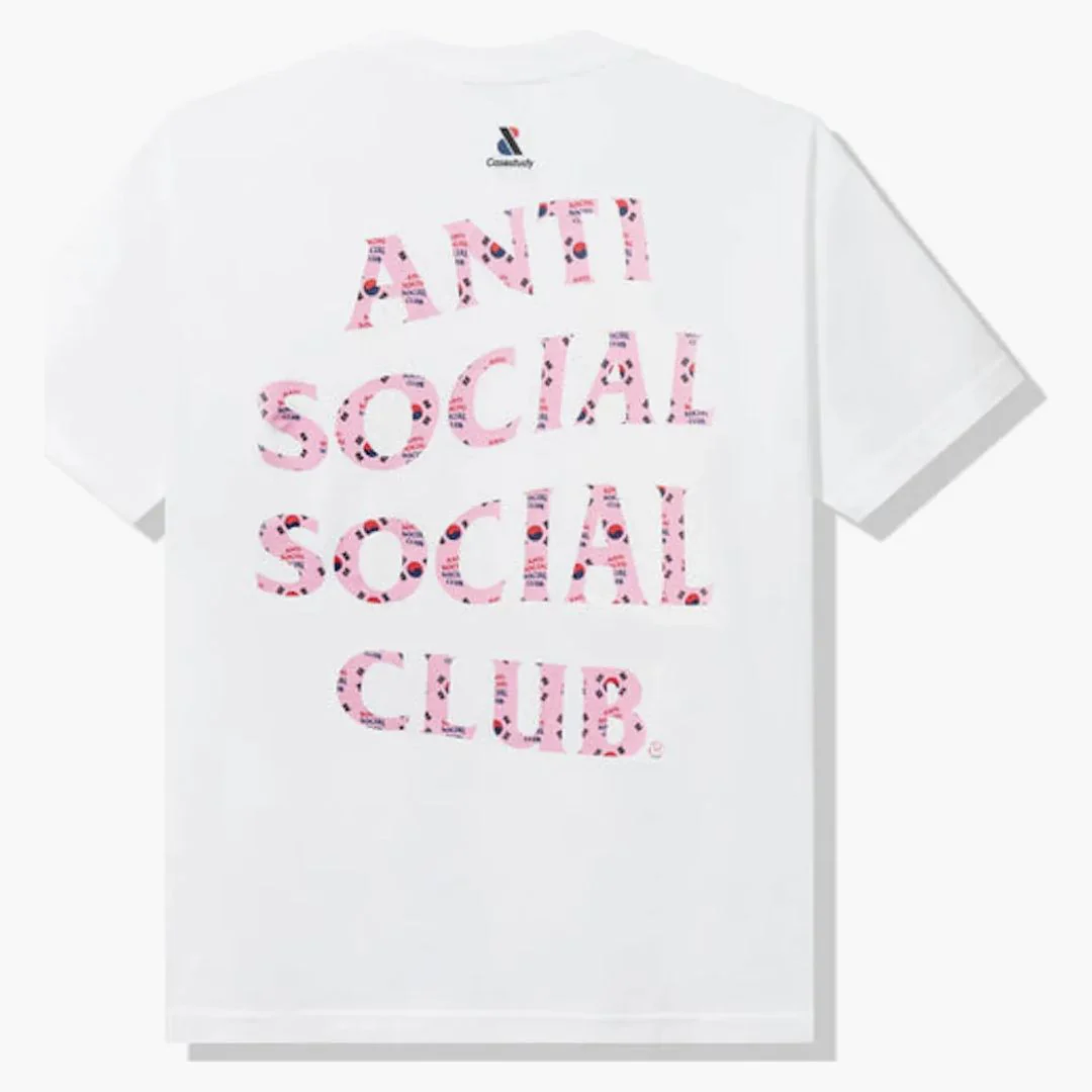 Anti Social Social Club Case Study Flag T-shirt White