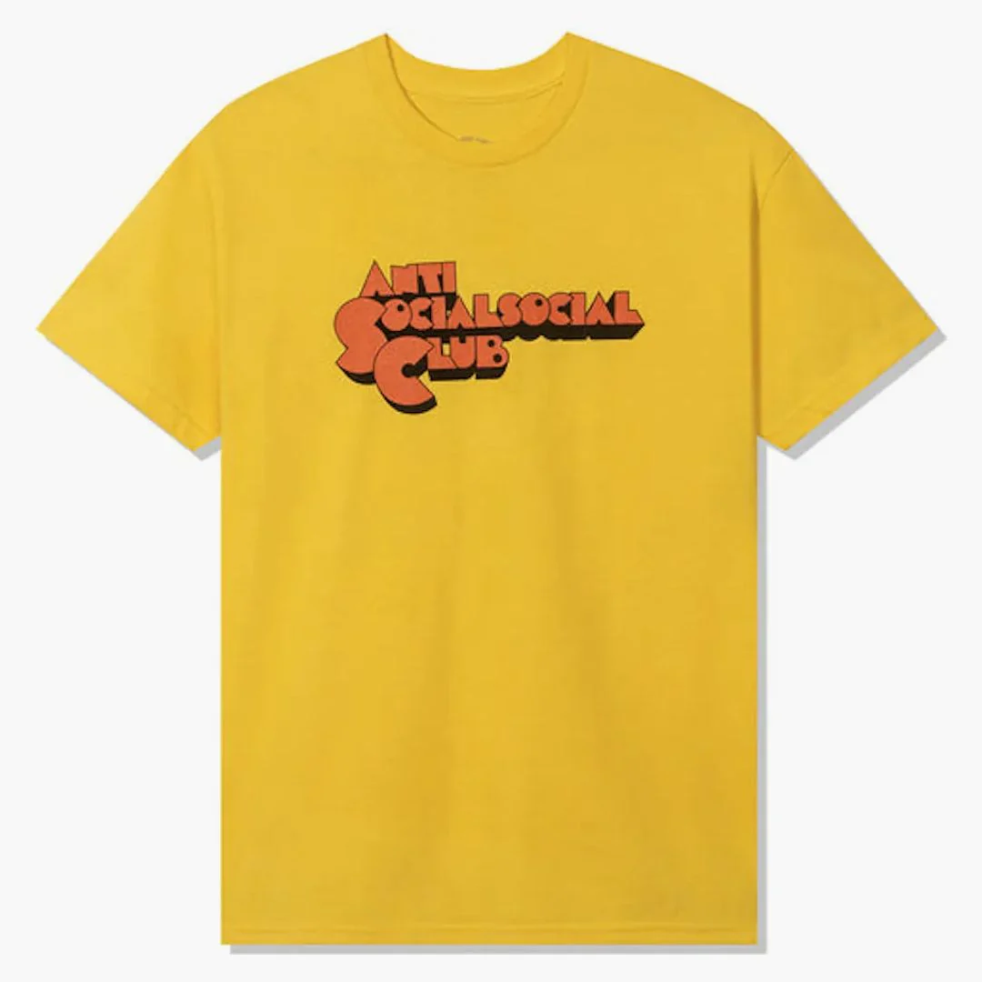 Anti Social Social Club Clamps Daisy Tee Yellow - Image 2