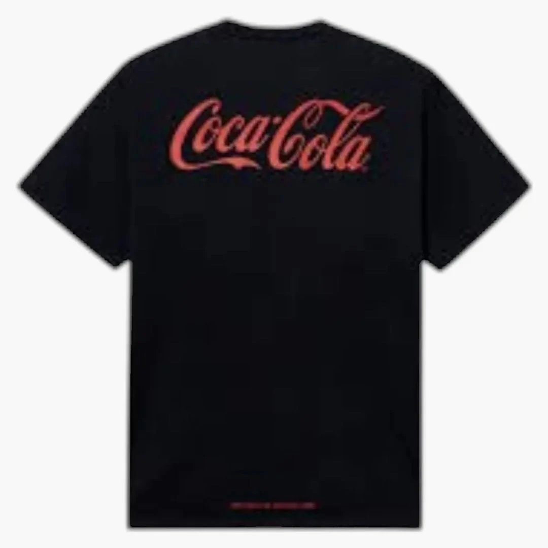 Anti Social Social Club Coca-cola Pb Snowflake Tee Black - Image 2