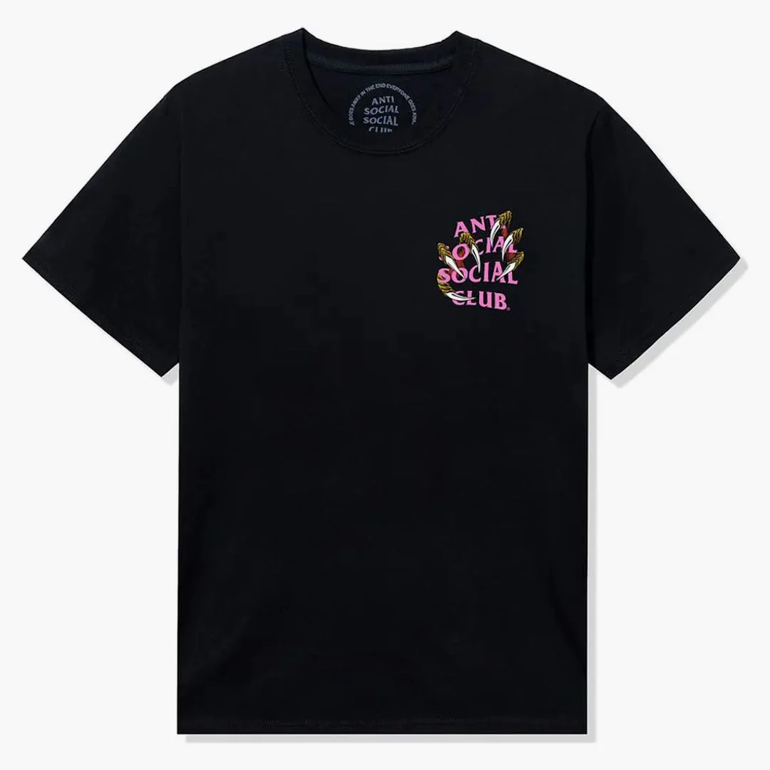 Anti Social Social Club Double Dragon 2 Tee Black