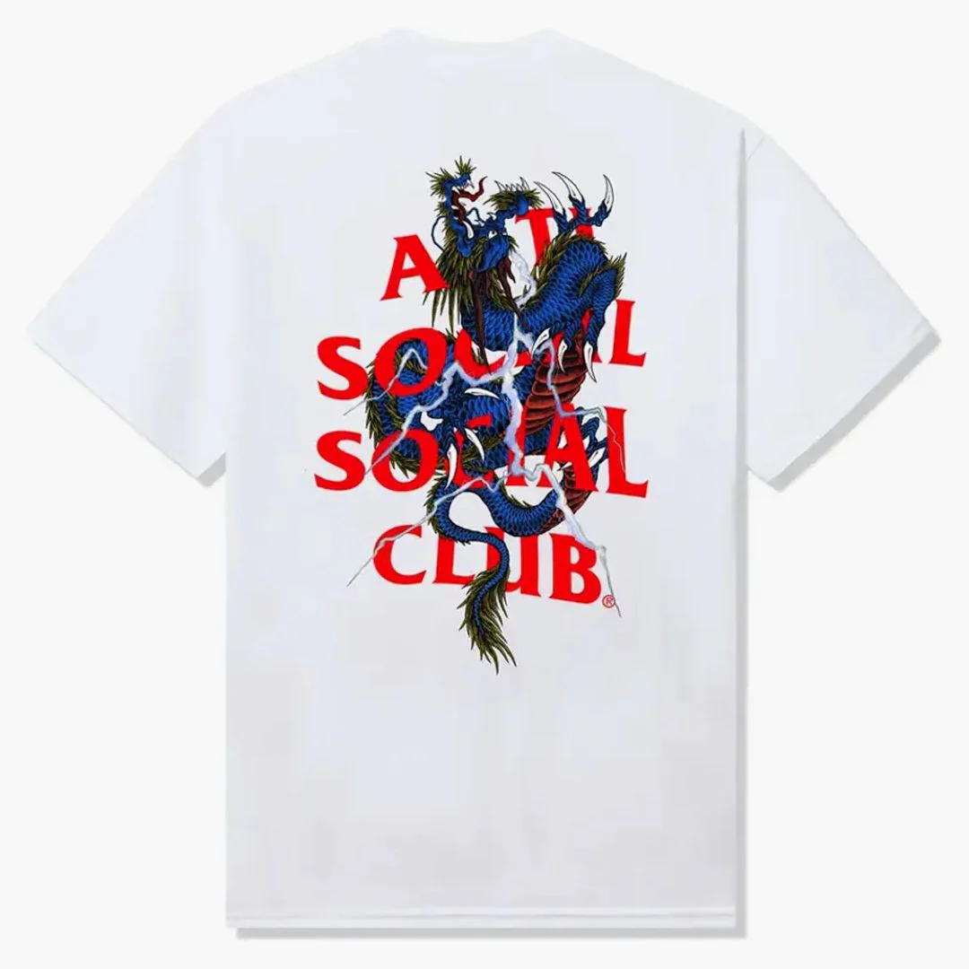 Anti Social Social Club Double Dragon Tee White