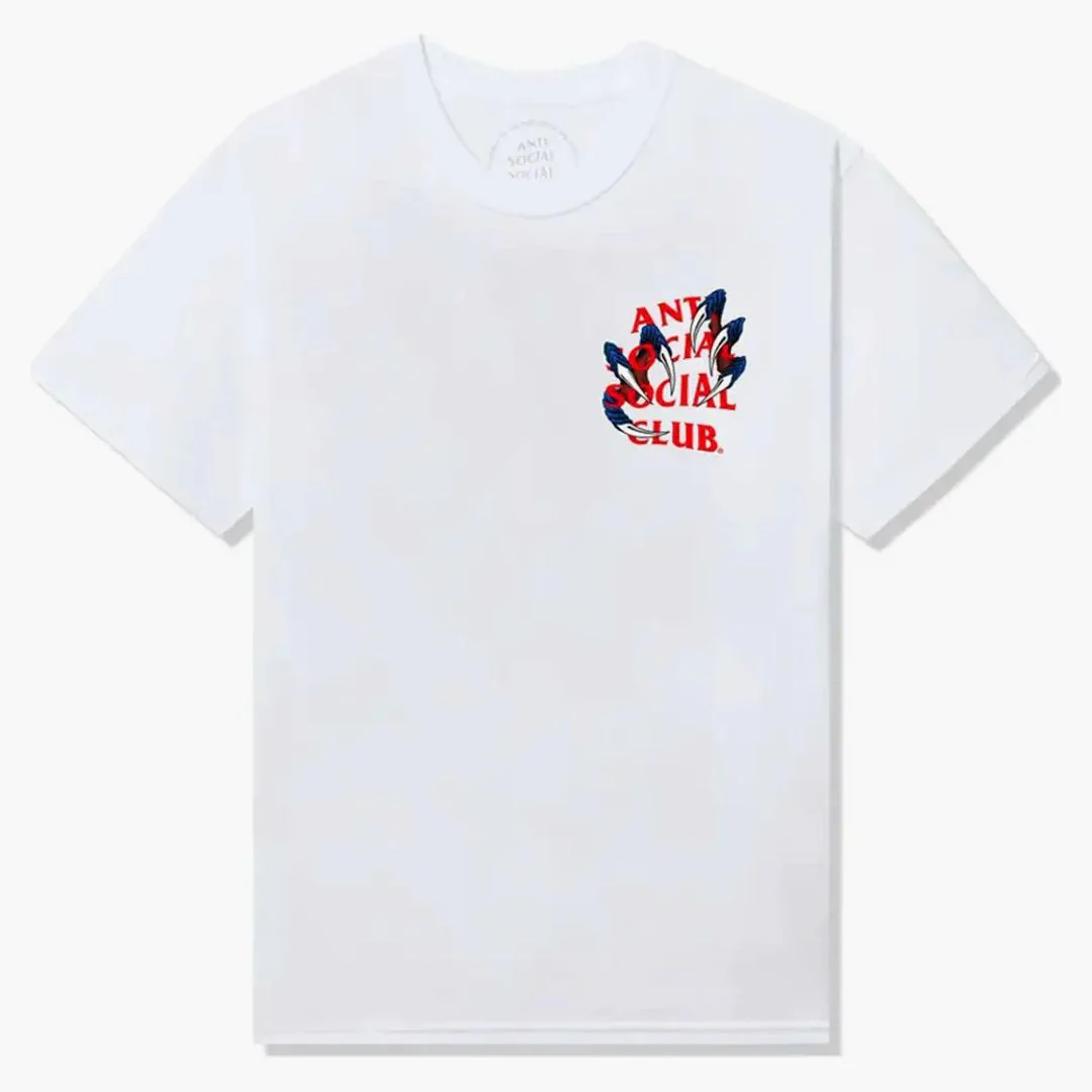 Anti Social Social Club Double Dragon Tee White - Image 2