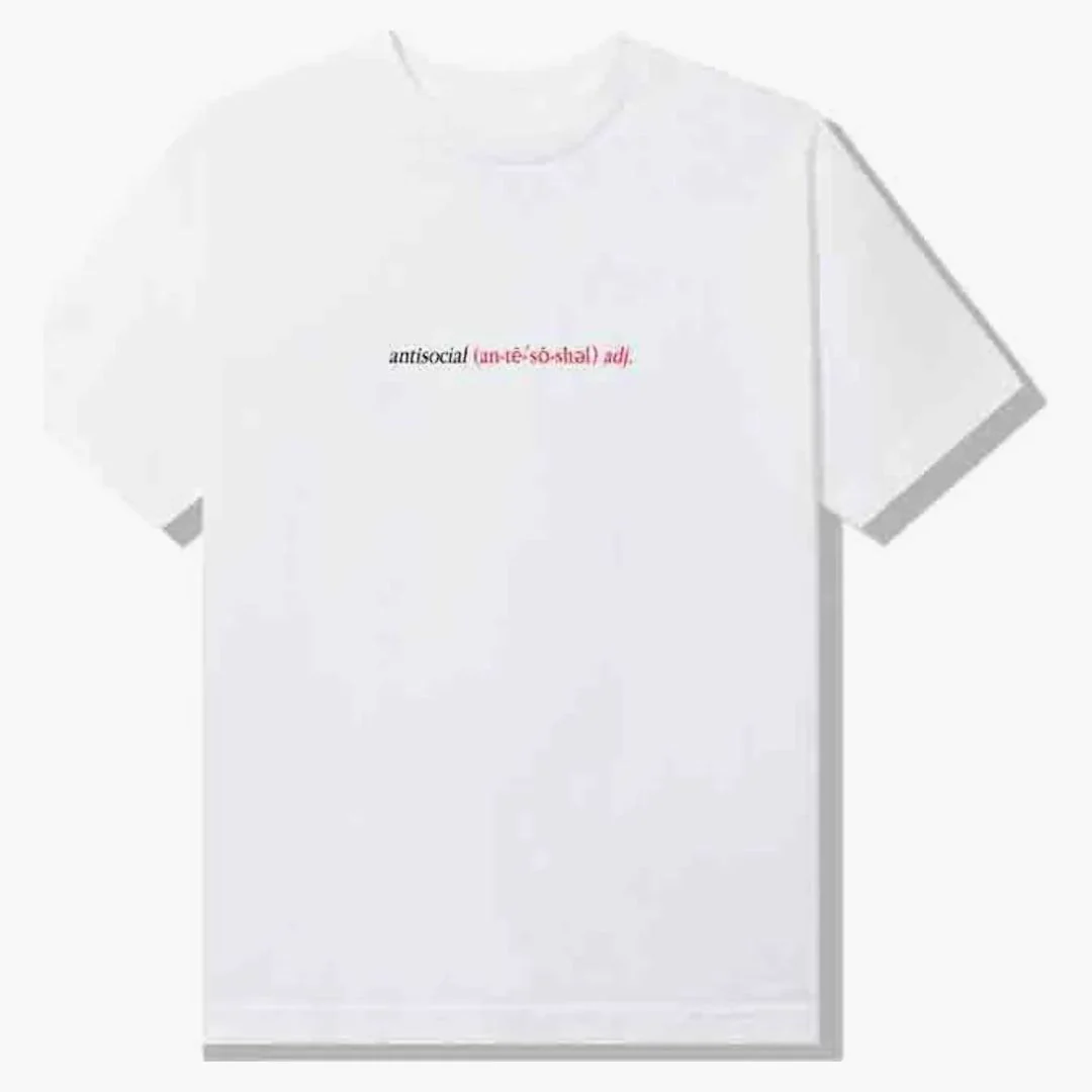 Anti Social Social Club Enrolled Tee White