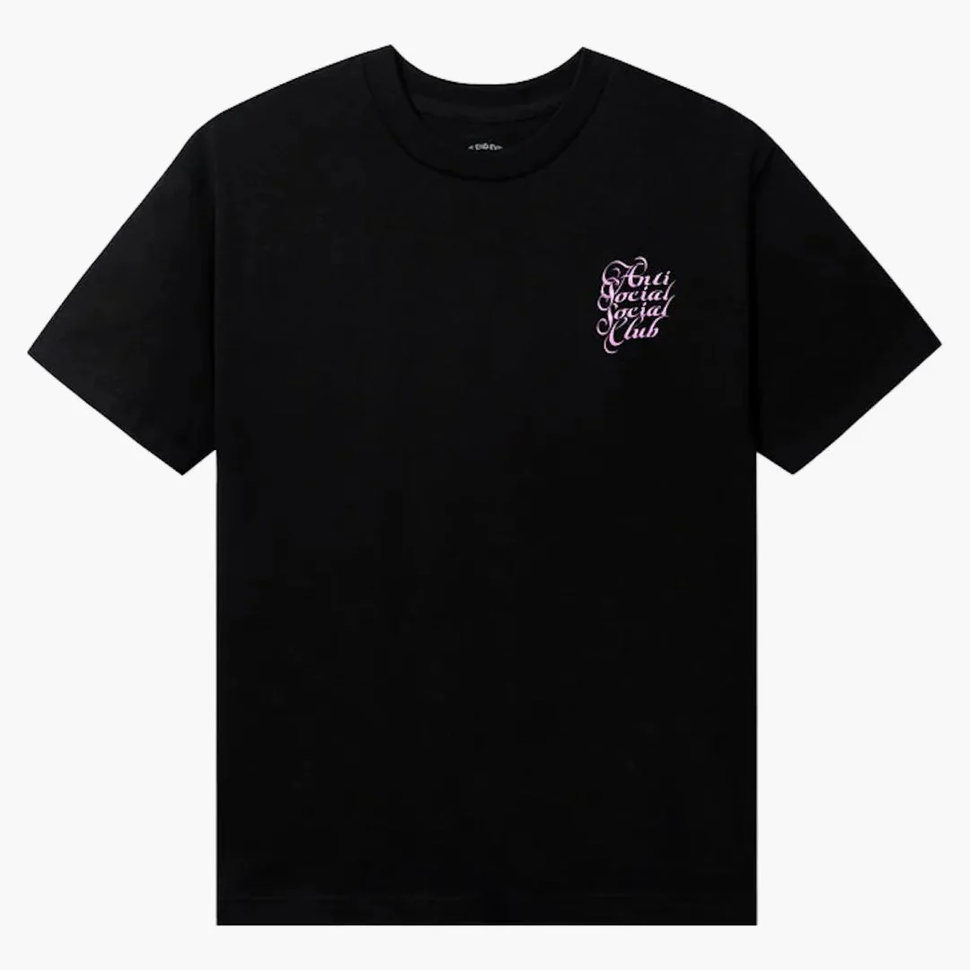 Anti Social Social Club Eyelash Tee Black - Image 2