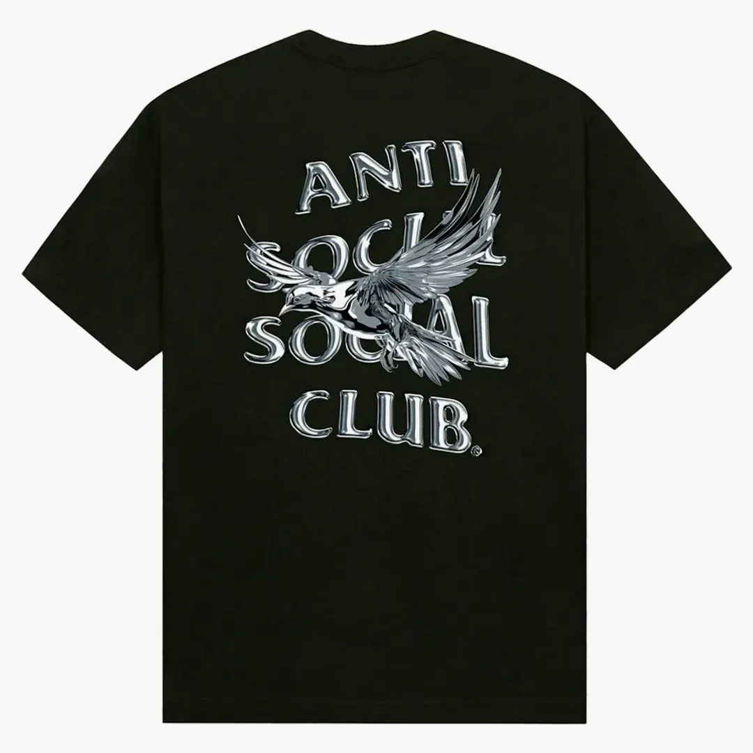Anti Social Social Club Frantically Melting Tee Olive - Image 2