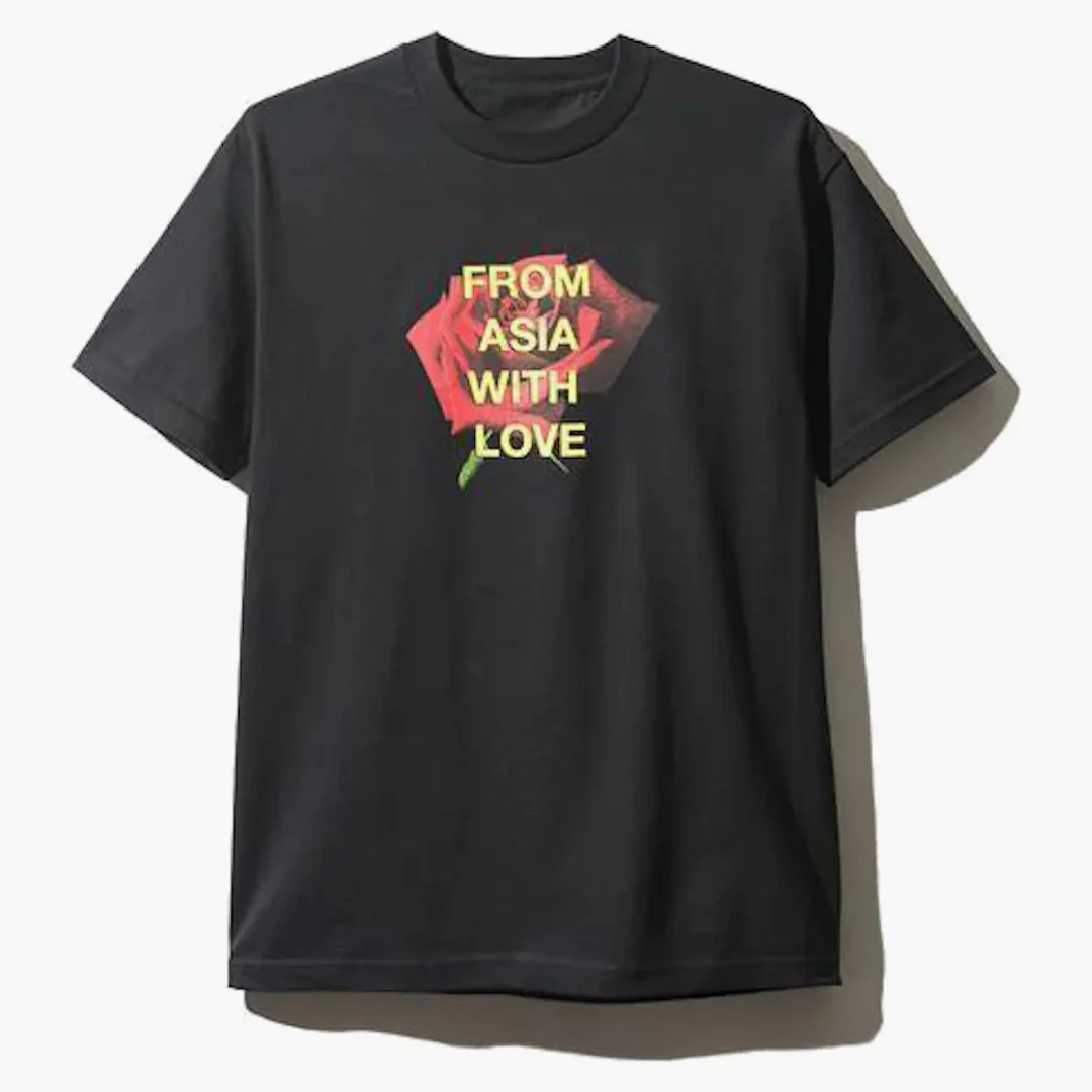 Anti Social Social Club From Asia With Love (asia Exclusive) Tee Black - Image 2