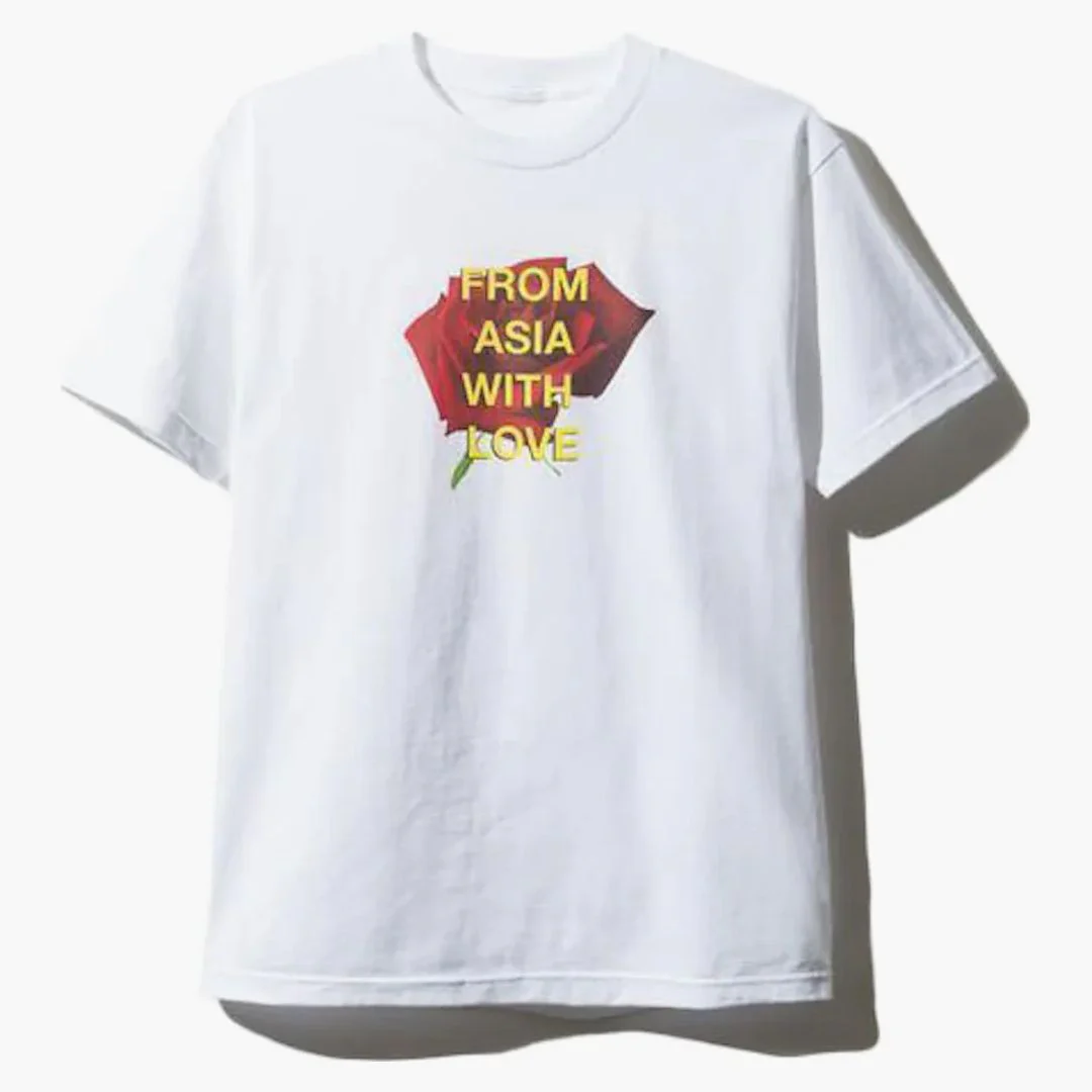 Anti Social Social Club From Asia With Love (asia Exclusive) Tee White - Image 2