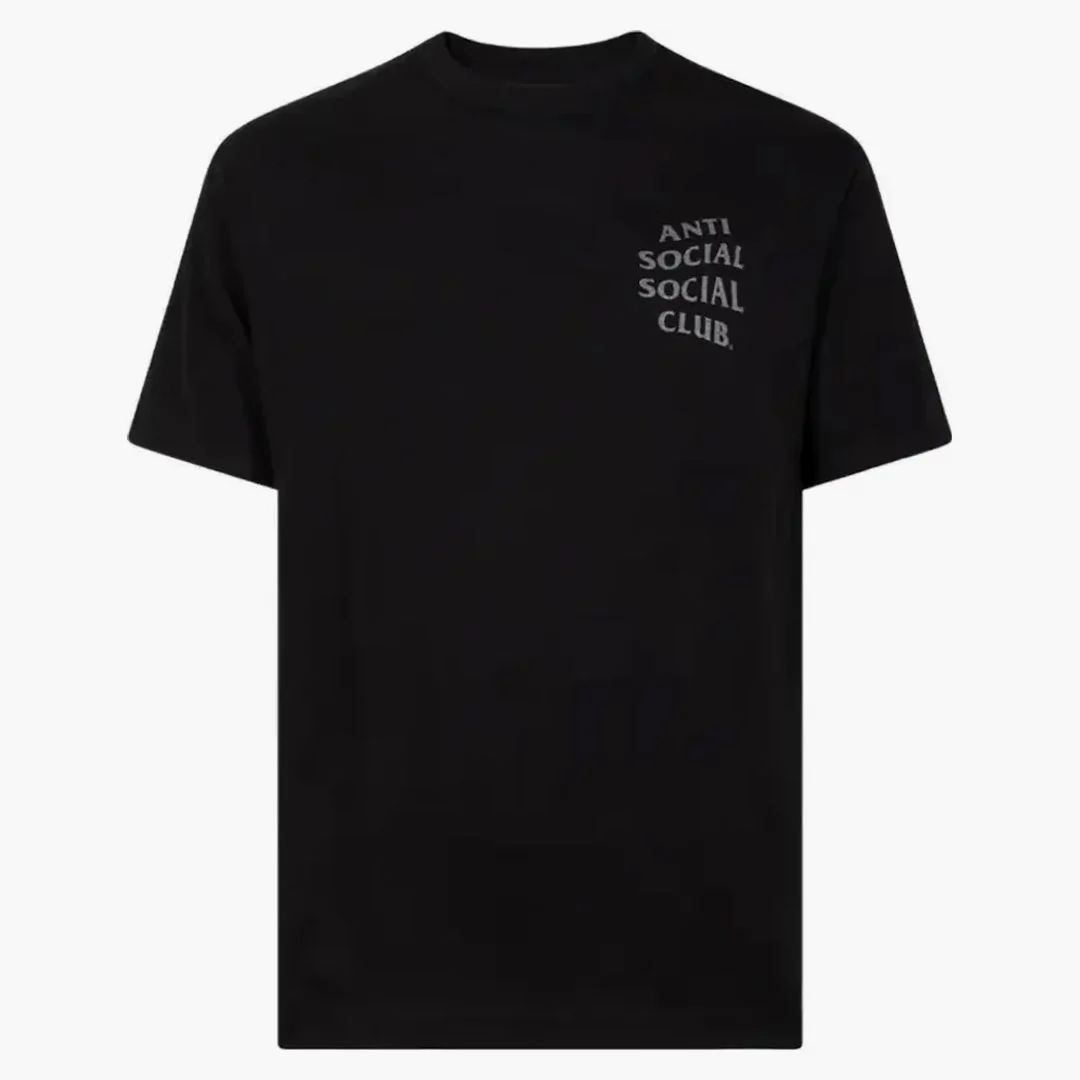 Anti Social Social Club Ghost Of You And Me 3m Reflective Tee Black