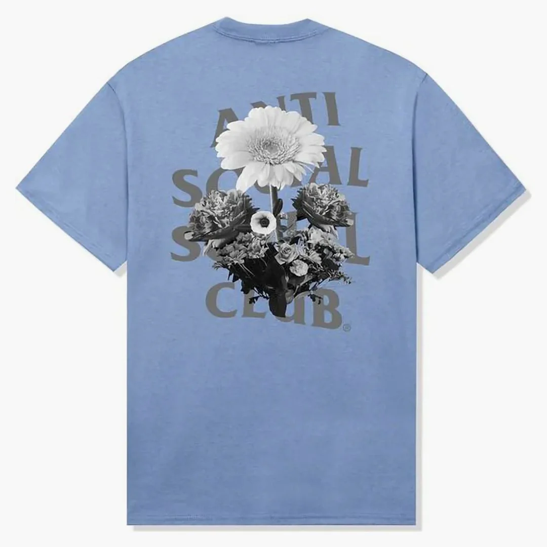 Anti Social Social Club Ghost Of You And Me Tee Blue - Image 2