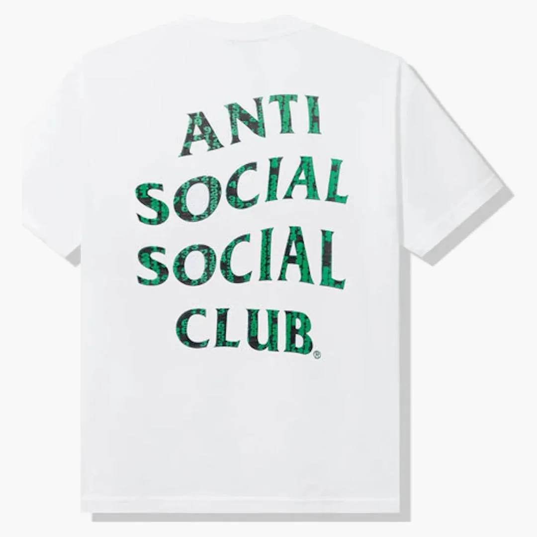 Anti Social Social Club Glitch T-shirt White - Image 2