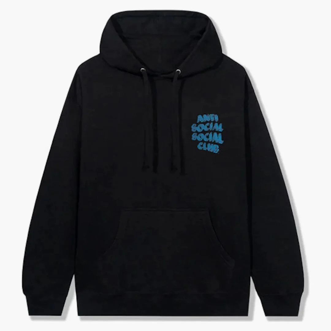 Anti Social Social Club How Deep Hoodie Black - Image 2