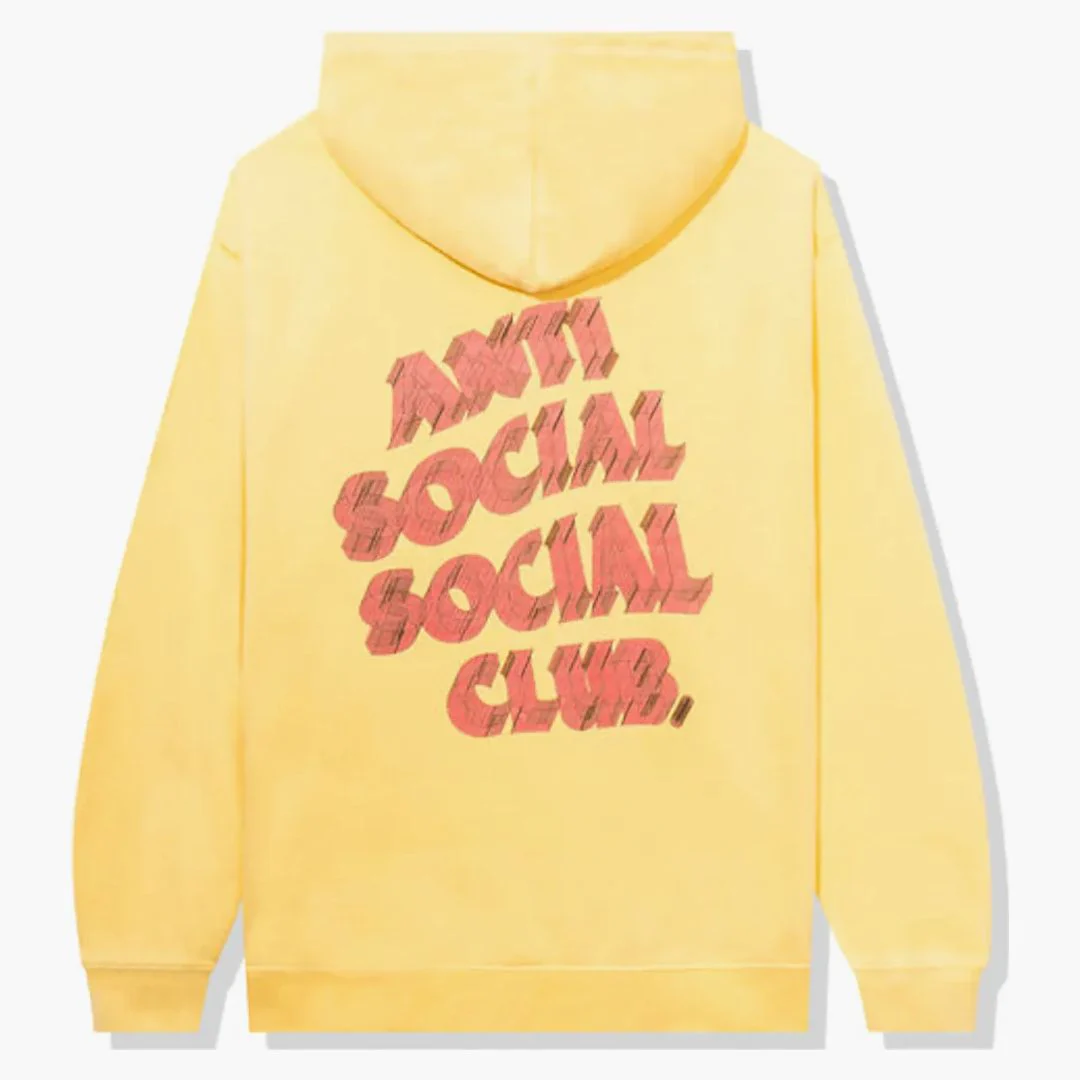 Anti Social Social Club How Deep Hoodie Yellow - Image 2