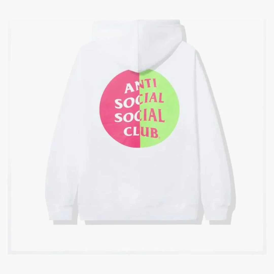 Anti Social Social Club Hypocrite Hoodie White - Image 2
