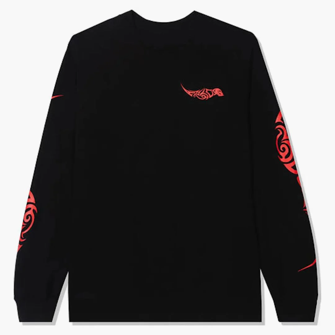 Anti Social Social Club I Get Into It Long Sleeve Tee Black - Image 2