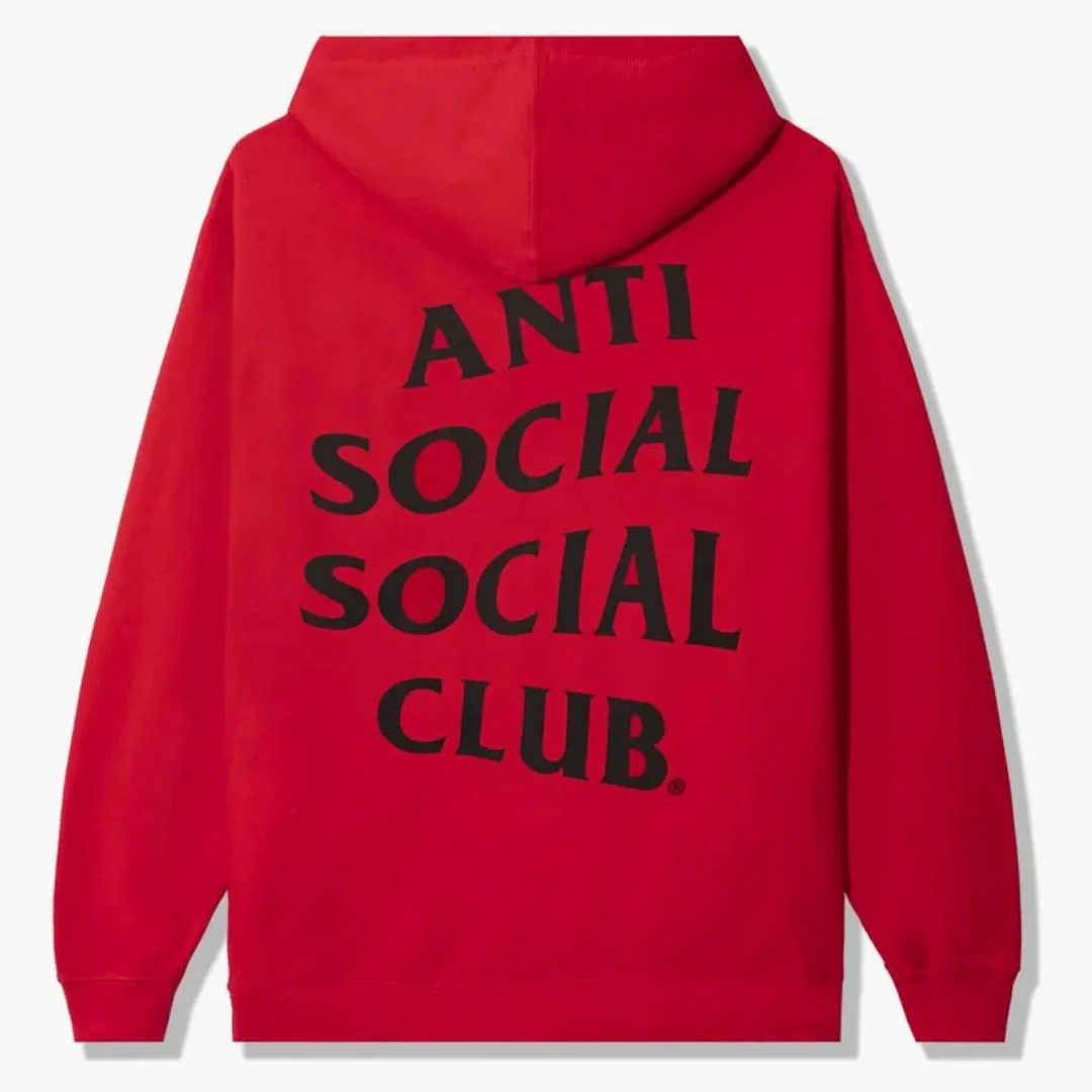 Anti Social Social Club Ig Hoodie Red