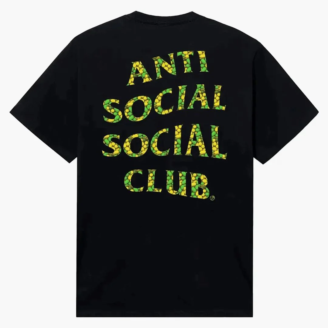Anti Social Social Club It Never Fails Tee Black - Image 2