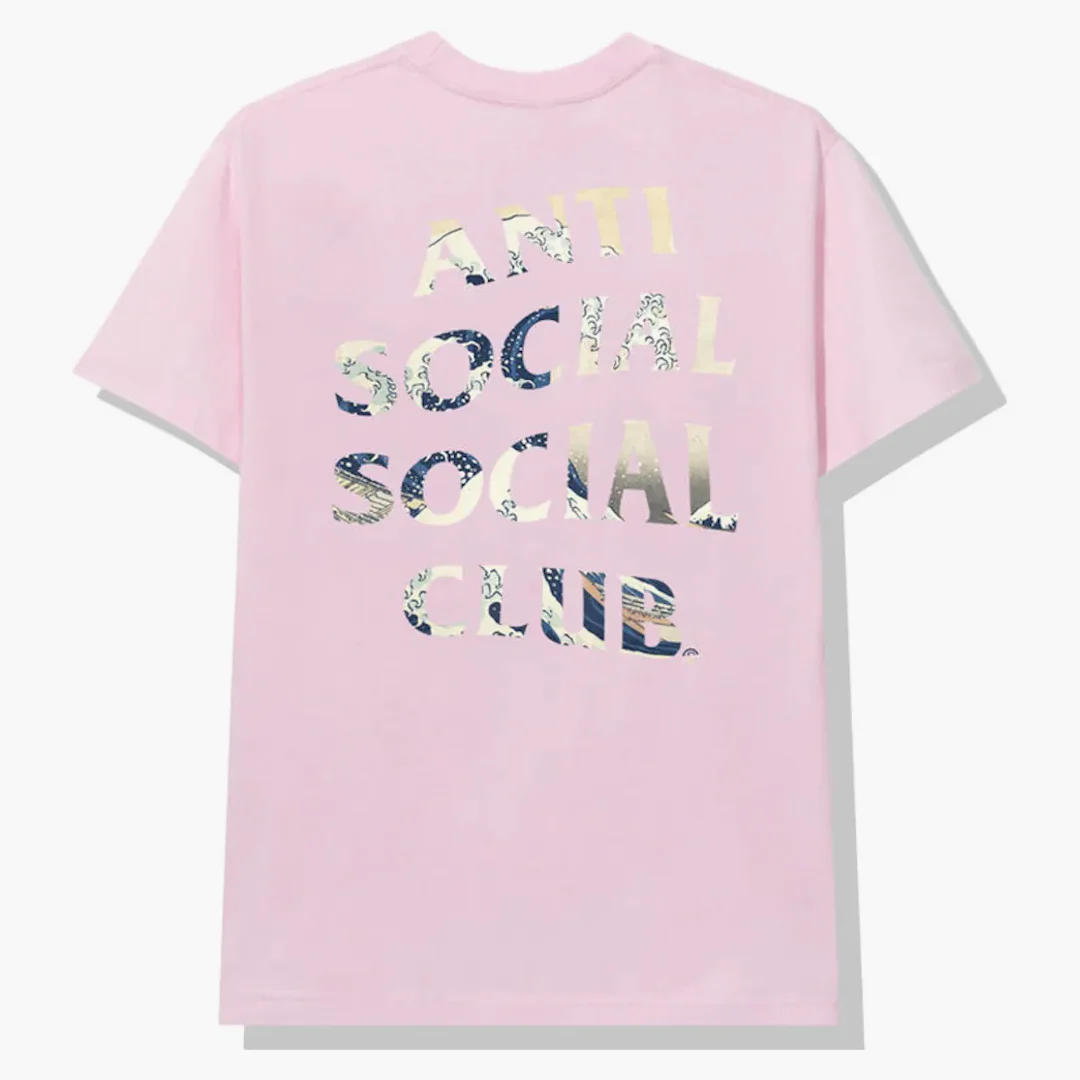 Anti Social Social Club (japan Only) 4 Car Pile-up Tonkotsu Logo Tee Pink