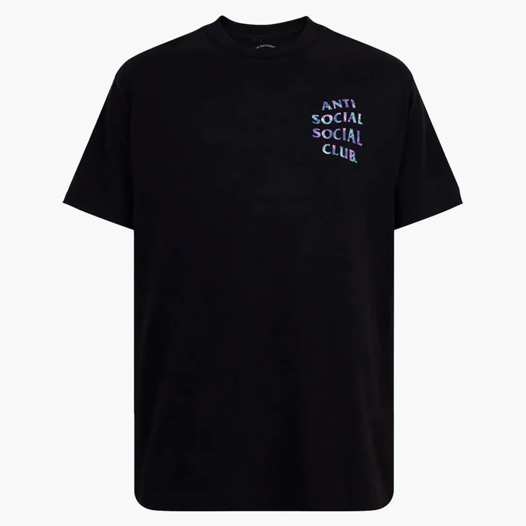 Anti Social Social Club Kiss The Wall (members Only) Tee Black