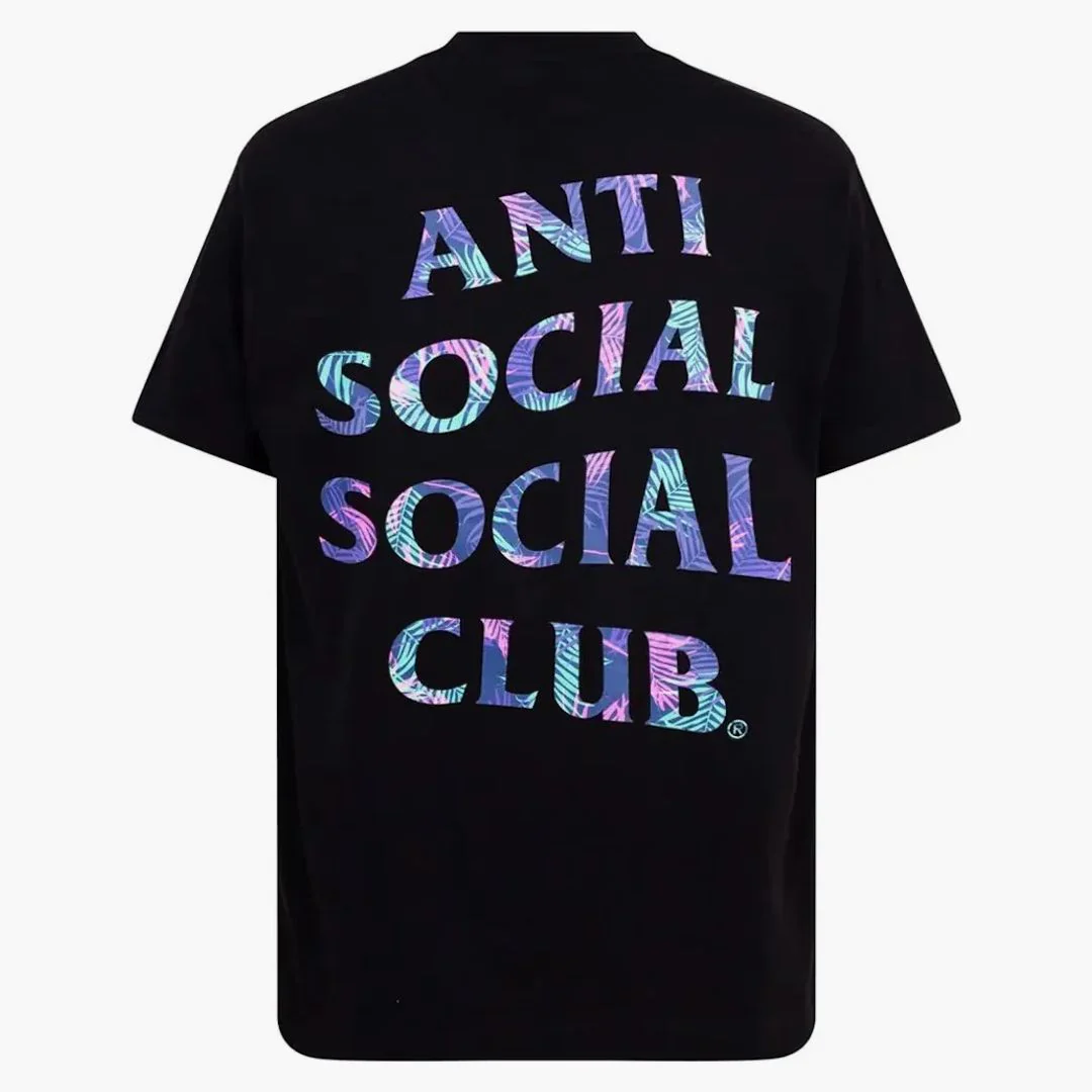 Anti Social Social Club Kiss The Wall (members Only) Tee Black - Image 2