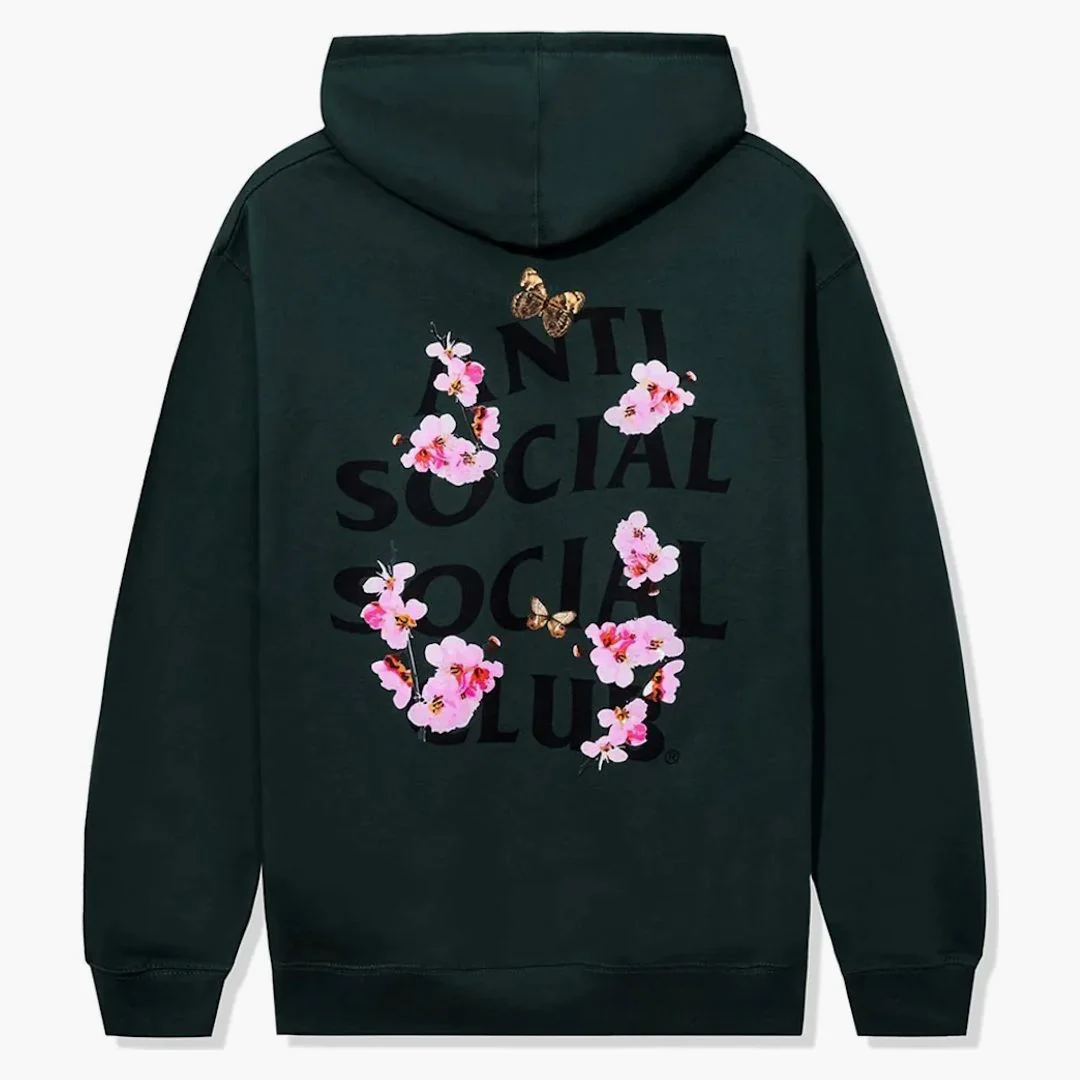 Anti Social Social Club Kkotch Hoodie Alpine Green - Image 2
