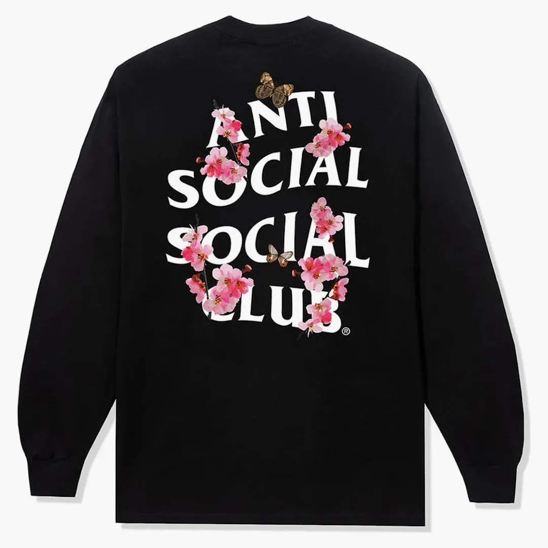 Anti Social Social Club Kkotch Long Sleeve Black - Image 2