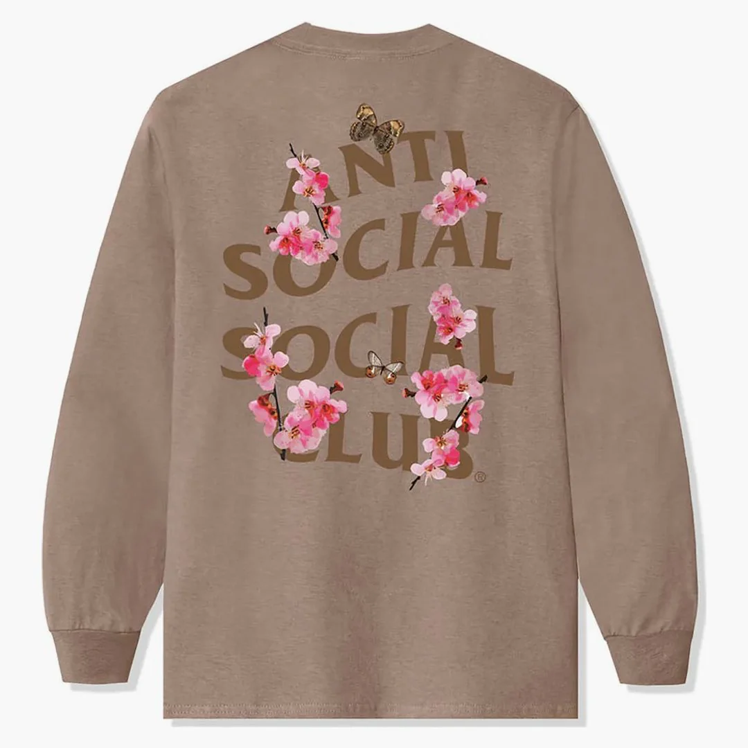 Anti Social Social Club Kkotch Long Sleeve Sand