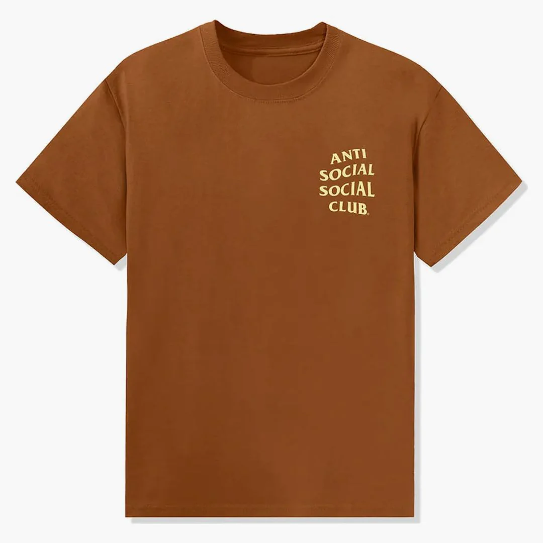 Anti Social Social Club Kkotch Tee Brown
