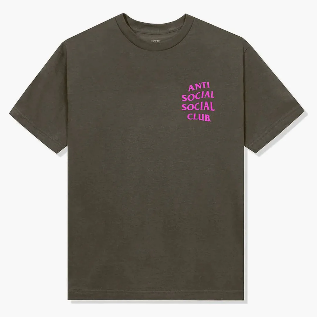 Anti Social Social Club Kkotch Tee Dusty Brown - Image 2