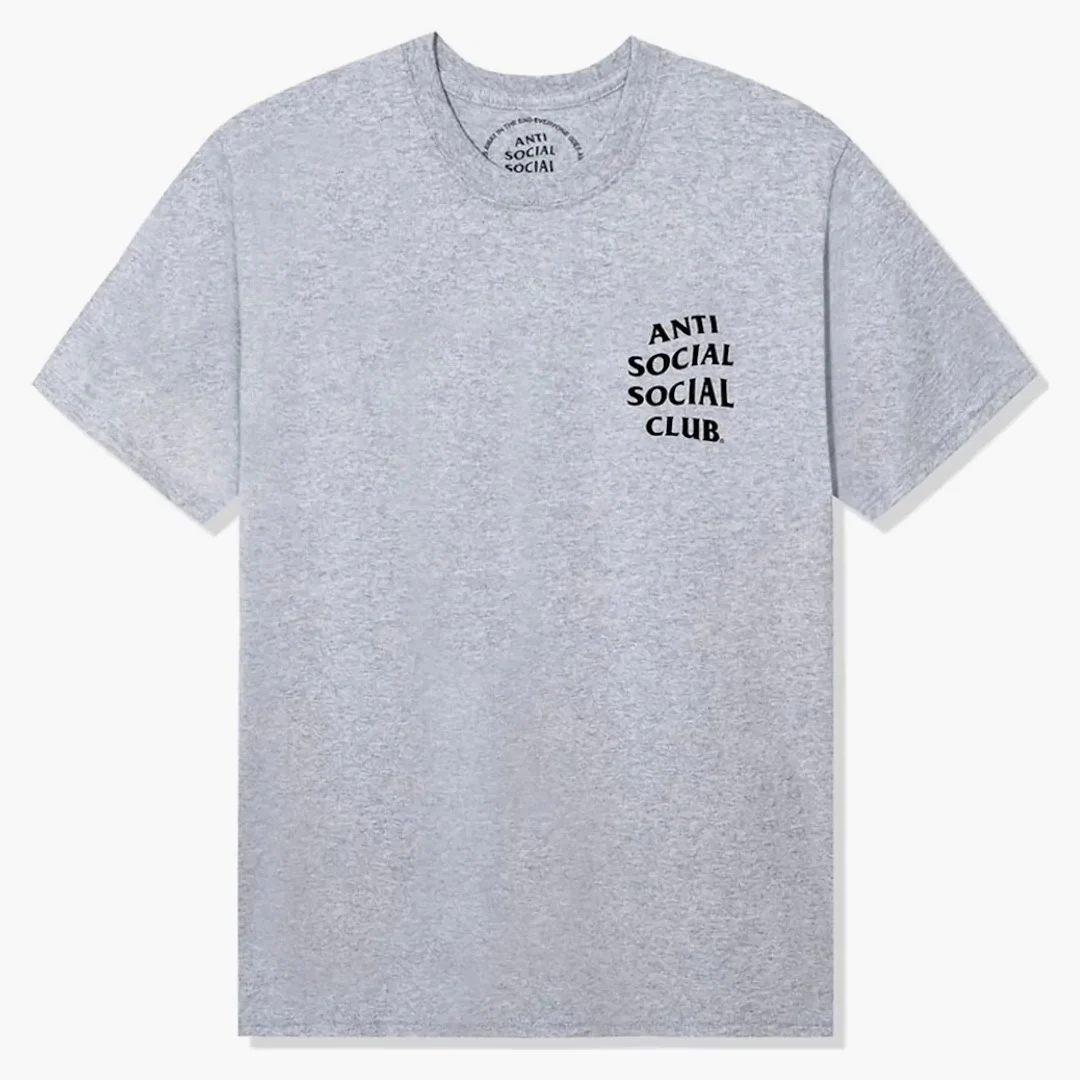 Anti Social Social Club Kkotch Tee Grey - Image 2