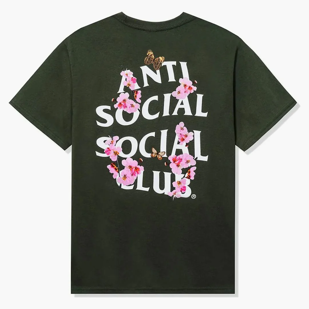 Anti Social Social Club Kkotch Tee Olive - Image 2