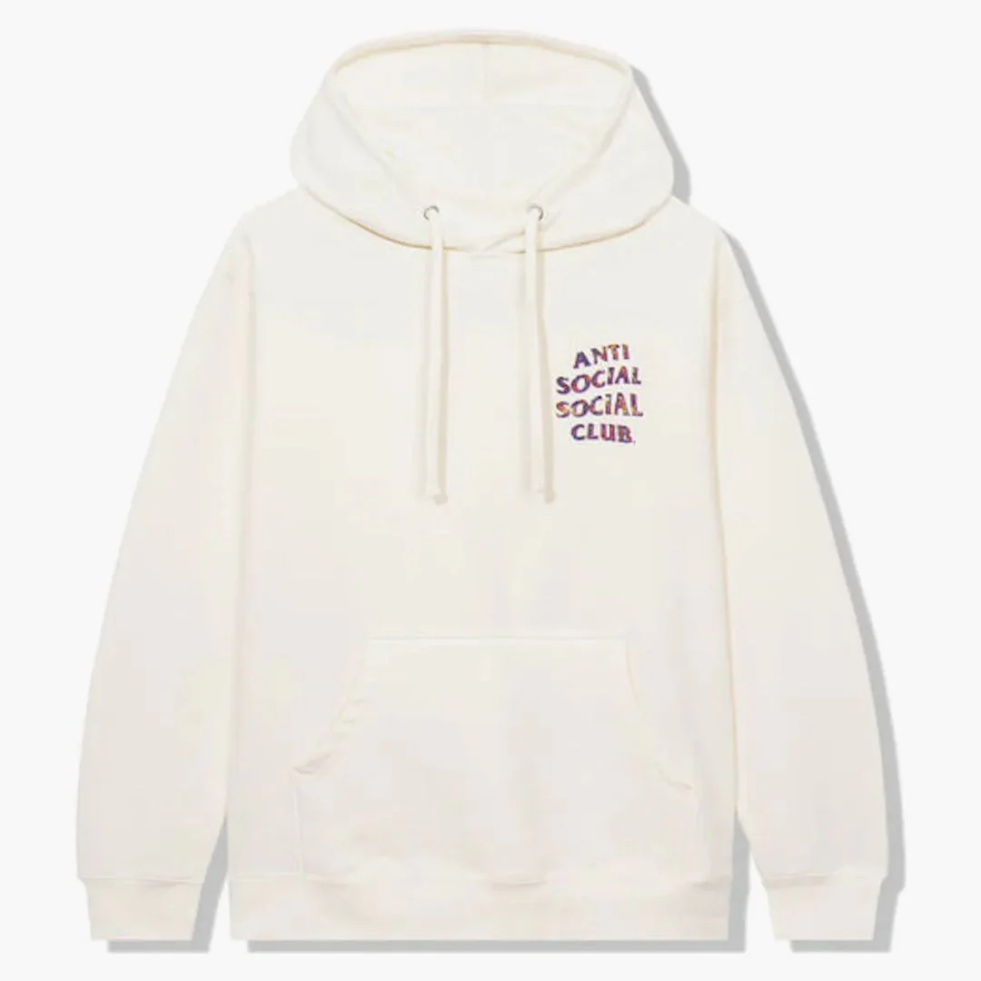 Anti Social Social Club Layer Lock Hoodie Cream - Image 2