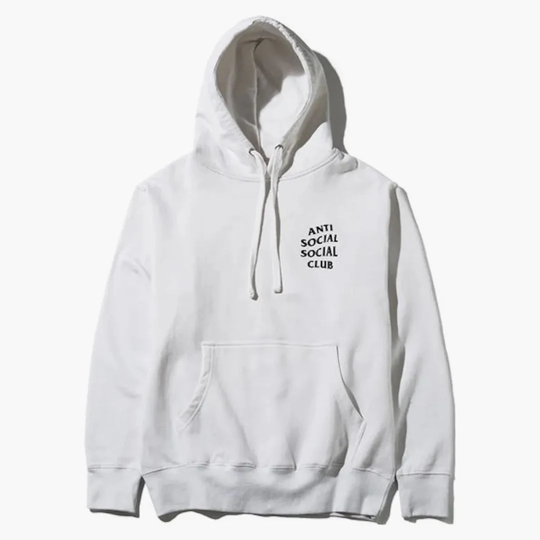 Anti Social Social Club Masochism Hoodie White - Image 2