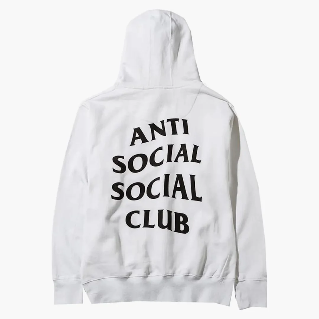 Anti Social Social Club Masochism Mind Game Hoodie White - Image 2