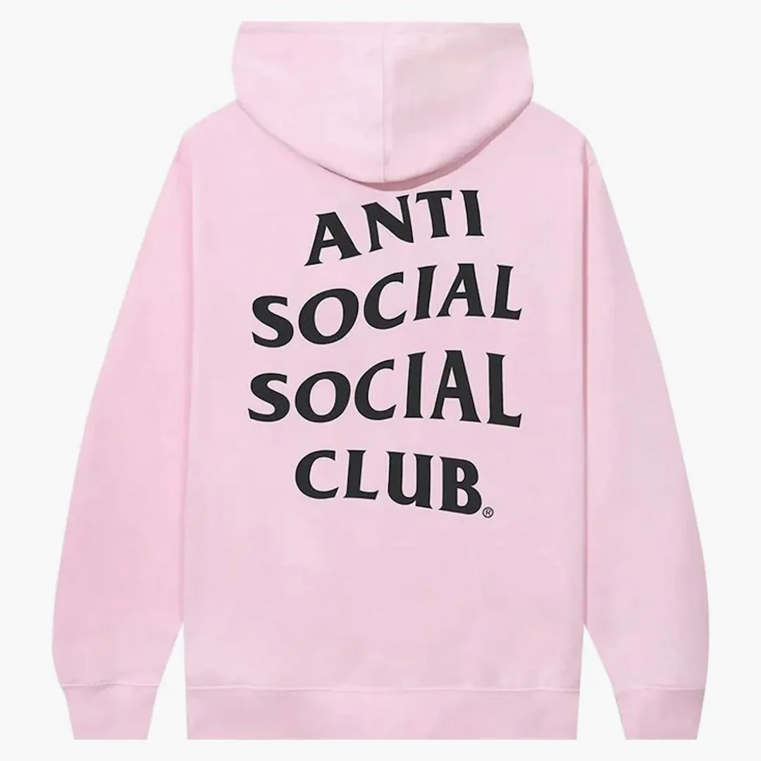 Anti Social Social Club Mind Games Hoodie Black/pink - Image 2