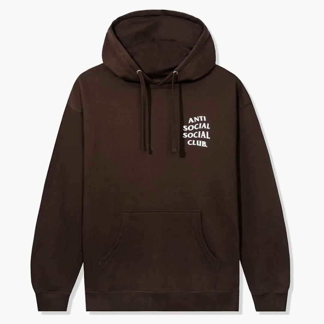 Anti Social Social Club Mind Games Hoodie Brown - Image 2
