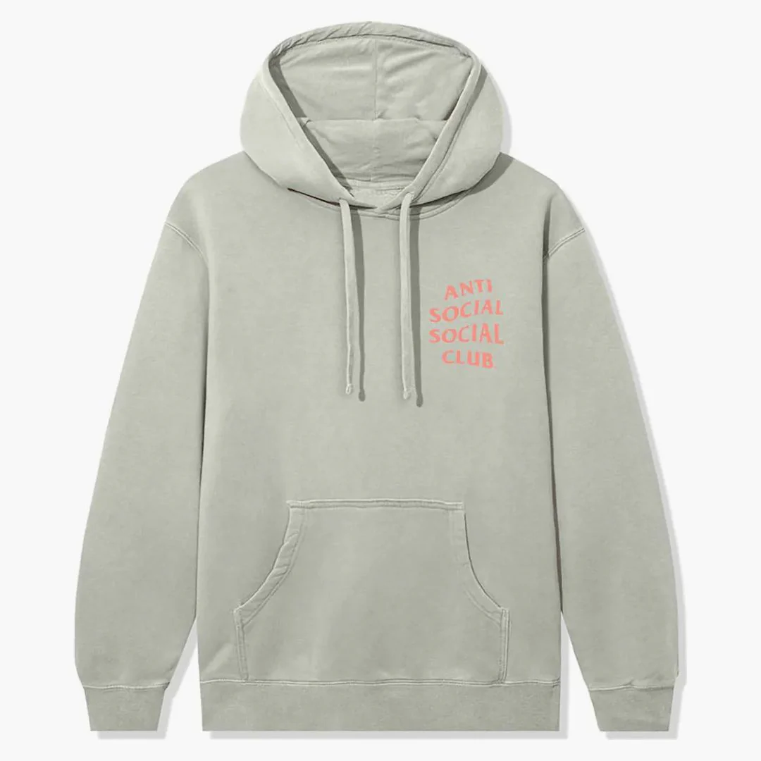 Anti Social Social Club Mind Games Hoodie Dusty Sage - Image 2